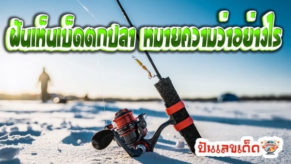 ฝันเห็นเบ็ดตกปลา-''Dream of seeing a fishing rod''