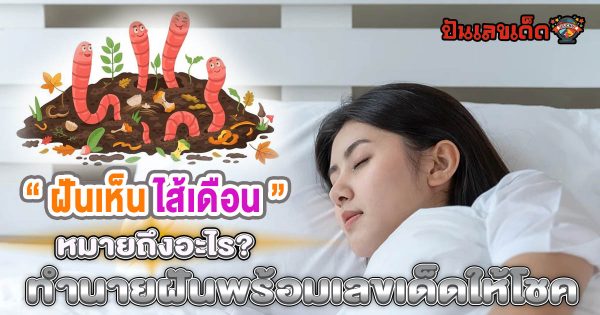 ฝันเห็นไส้เดือน หมายถึงอะไร? ทำนายฝันพร้อมเลขเด็ดให้โชค ห้ามพลาด เช็กเลย !!