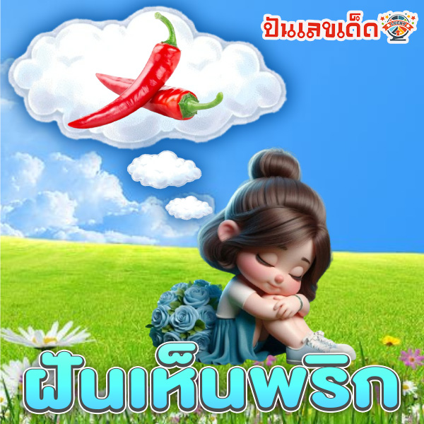 ฝันเห็นพริก-"Dream of seeing chili"