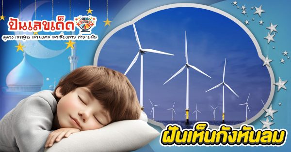 ฝันเห็นกังหันลม หมายถึงอะไร? ทำนายฝันพร้อมเลขเด็ดให้โชค ห้ามพลาด เช็กเลยที่นี่ ฟรี ไม่เสียเงิน !!