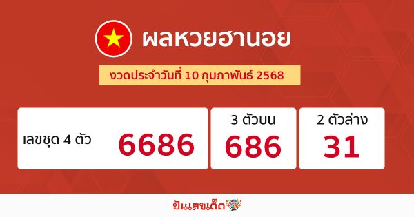 รูปภาพผลหวยฮานอยของ heng99