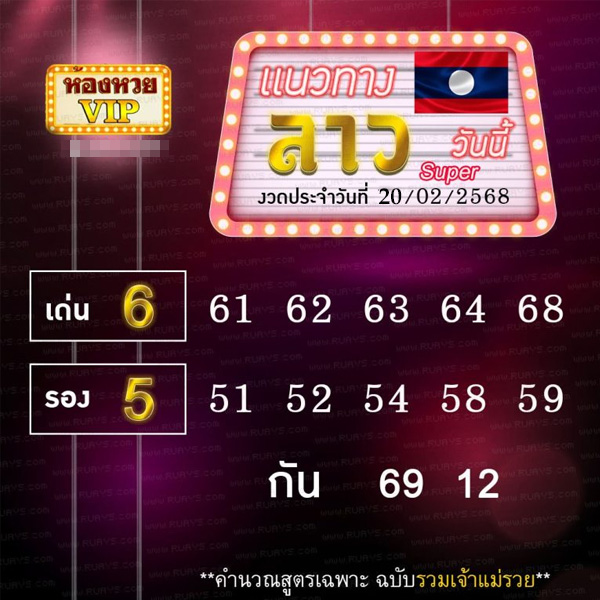 รูปภาพแนวทางหวยลาวซุปเปอร์ ห้องวีไอพีของ heng99