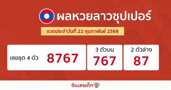 รูปภาพผลหวยลาวซุปเปอร์ของ heng99