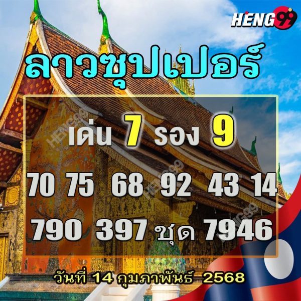 รูปภาพเลขเด็ดแนวทางลาวซุปเปอร์ของ heng99