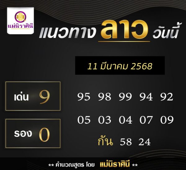รูปภาพเลขเด็ดแนวทางหวยลาวซุปเปอร์ของ lekdedonline