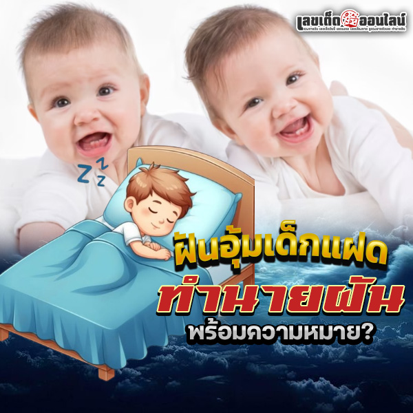 รูปภาพทำนายฝันอุ้มเด็กแฝดของ lekdedonline