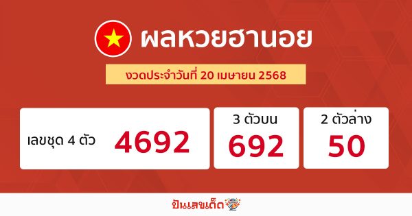 รูปภาพผลหวยฮานอยของ heng99