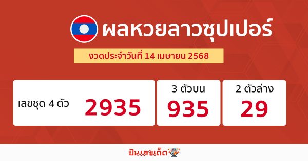 รูปภาพผลหวยลาวซุปเปอร์ของ lekdedonline