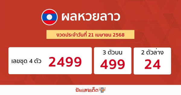 รูปภาพผลหวยลาววันนี้ของ heng99