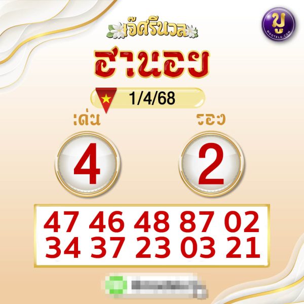 รูปภาพเลขเด็ดหวยฮานอยของ lekdedonline
