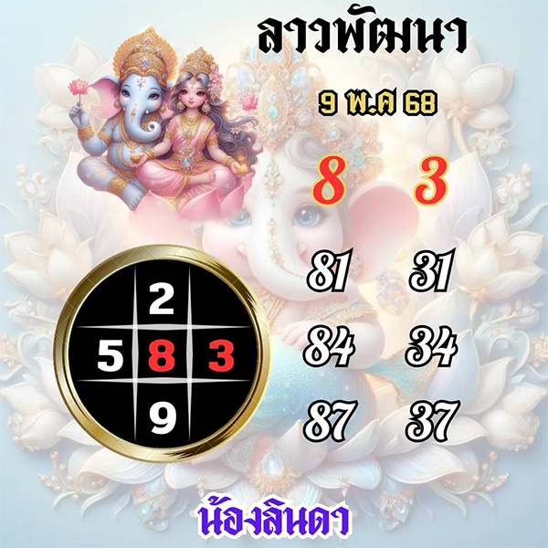 รูปภาพแนวทางหวยลาวจากเซียนของ lekdedonline