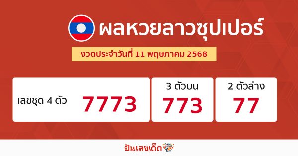 รูปภาพผลหวยลาวซุปเปอร์ของ heng99