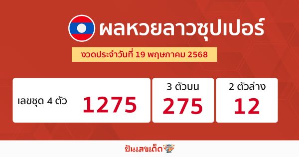 รูปภาพผลหวยลาวซุปเปอร์ของ heng99