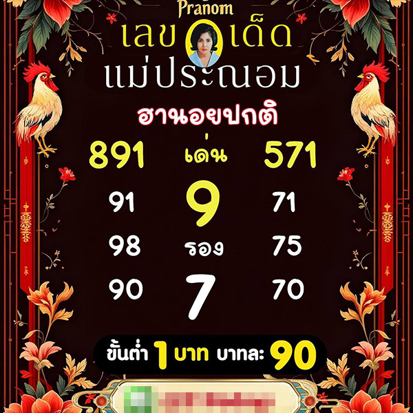 รูปภาพเลขเด็ดแม่ประนอมของ lekdedonline
