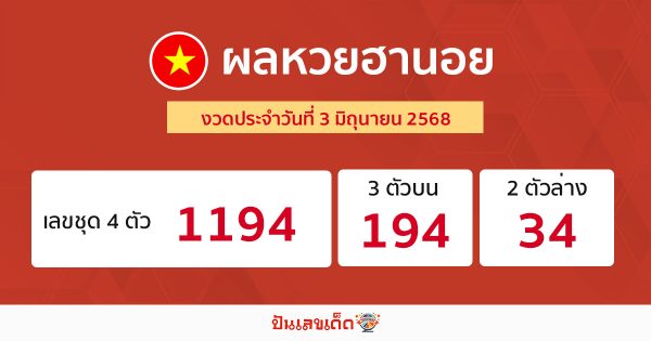 รูปภาพผลหวยฮานอยของ heng99