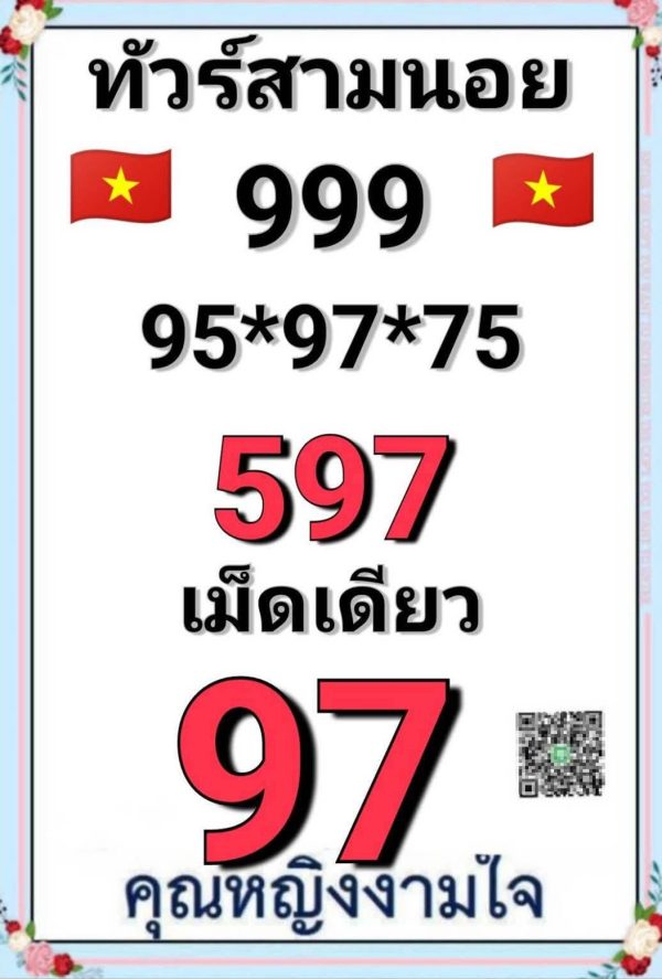รูปภาพแนวทางหวยฮานอยของ lekdedonline