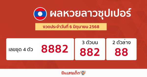 รูปภาพผลหวยลาวซุปเปอร์ของ heng99