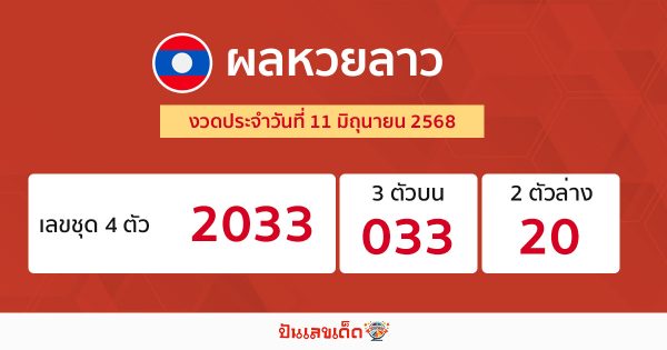 รูปภาพผลหวยลาวของ lekdedonline