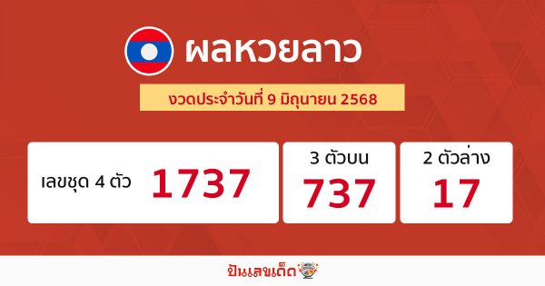 รูปภาพผลหวยลาววันนี้ของ lekdedonline