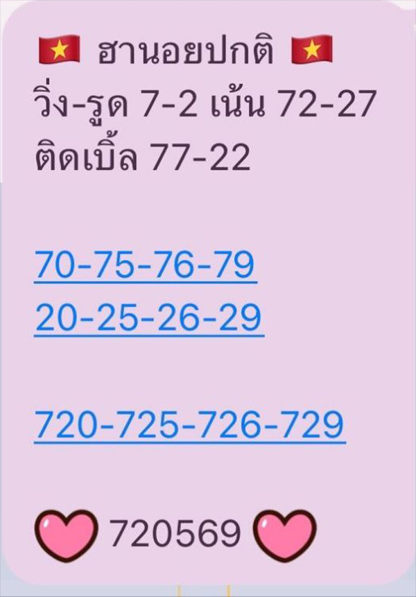รูปภาพแนวทางหวยฮานอยจากเซียนของ heng99