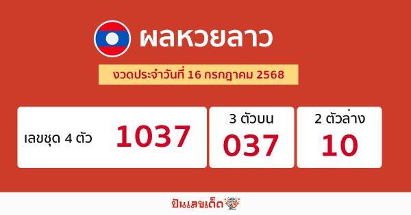 รูปภาพผลหวยลาวของ heng99