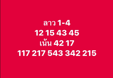 รูปภาพแนวทางหวยลาวของ lekdedonline
