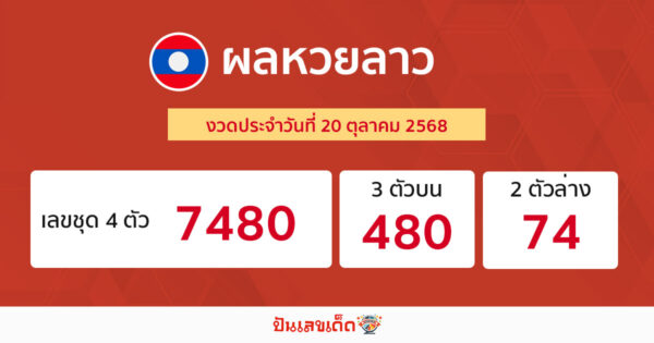รูปภาพผลหวยลาววันนี้ของ lekdedonline